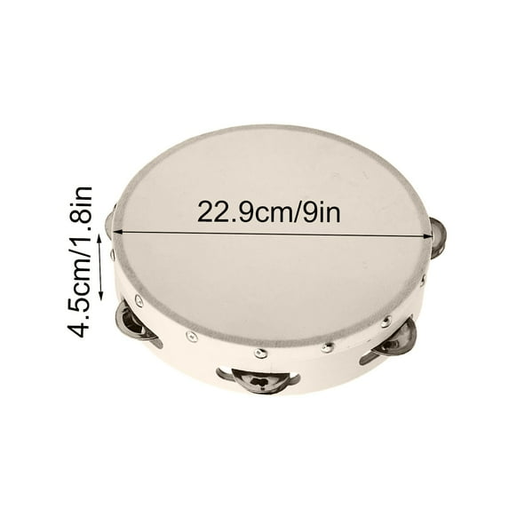 Tambourines 4/6/7/8/9/10 Inch Hand Tambourine Aluminum Alloy