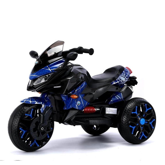Tamco Kids Motorcycle Ride-On 3-Wheels Battery Powered Motorbike, Blue