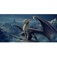 thumbnail image 1 of Tamed Dragon Fantasy - CANVAS OR PRINT WALL ART, 1 of 1