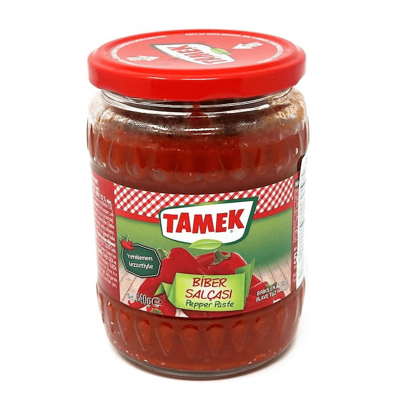 Tamek Mild Pepper Paste 19 Oz (540 Gr)