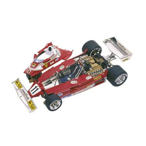 Tameo WCT 077 Ferrari 312 T2 Driven by Niki Lauda - White Metal Car Kit - Scale 1:43