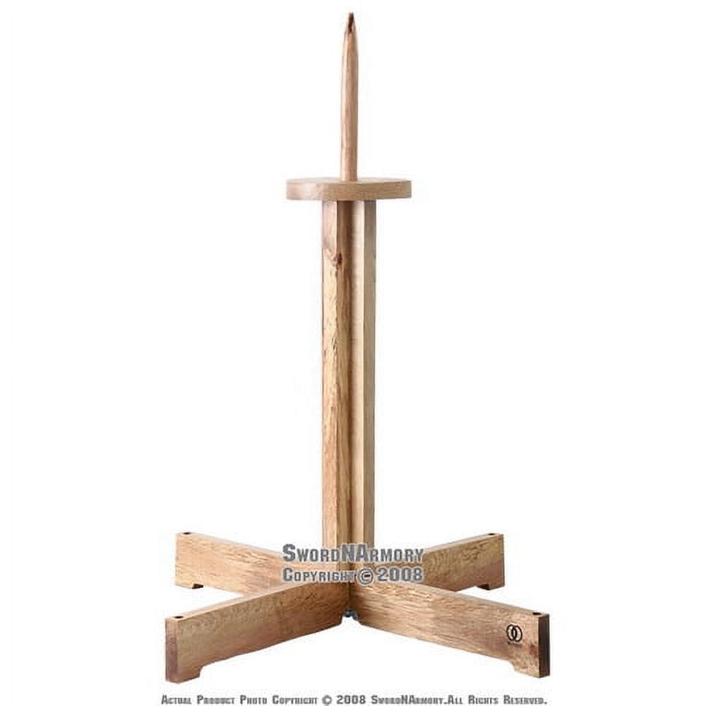 Tameshigiri Sword Test Cutting Stand Oak for Japanese Samurai Katana Wakizashi