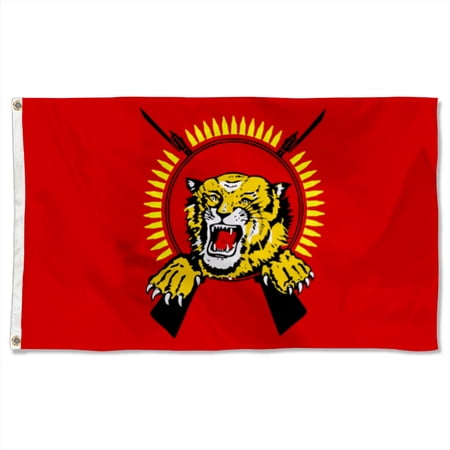 Tamil Eelam Puli Kodi Flags Polyester 3x5 FT banner