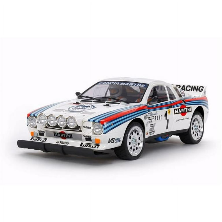 Tamiya 1-10 Scale RC Lancia 037 Rally Model Car Kit with TA02-S Chassis