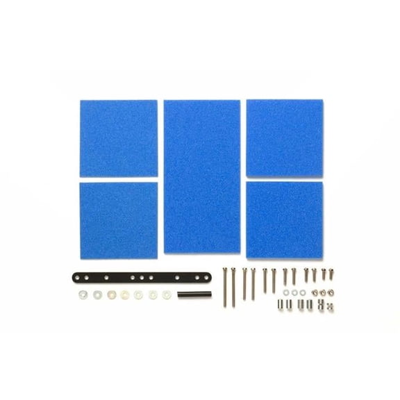 Tamiya  1 - 2 & 3 mm JR Brake Sponge Set - Blue