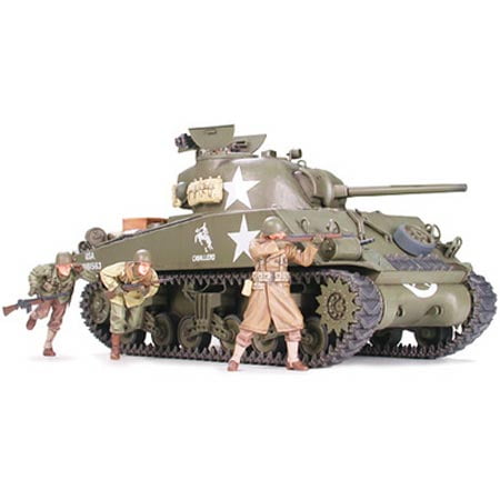 Tamiya 1/35 M4A3 Sherman 75mm Plastic Model TAM35250 Plastic Models Armor/Military 1/35