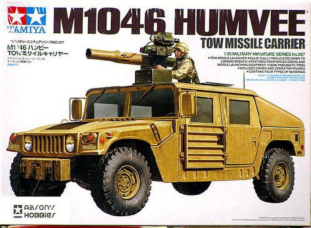 TAMIYA M1046 HUMVEE 砲兵車両 1/35 M1046 Humvee Tow Missile Carrier / Tamiya USA