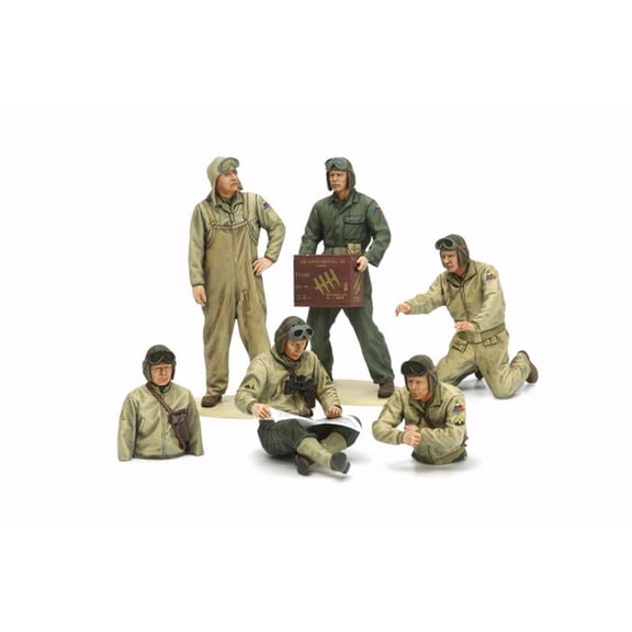 Tamiya USA TAM35347 1/35 US Tank Crew Set European Theater
