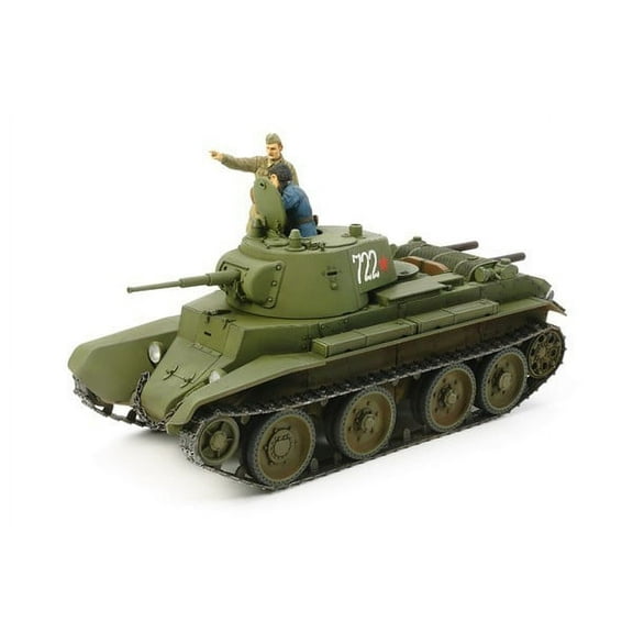 Tamiya 1/35 WWII Russain Tank BT-7 Model 1937 Multi-Colored