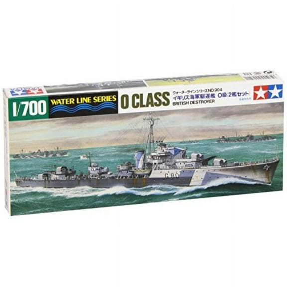 Tamiya 1/700 Waterline Series No. 904 British Navy Destroyer O Grade 2 Ship Set Plastic Model 31904