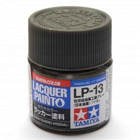 Tamiya 10 ml Lacquer Paint LP-13 IJN Kure Bottle - Gray
