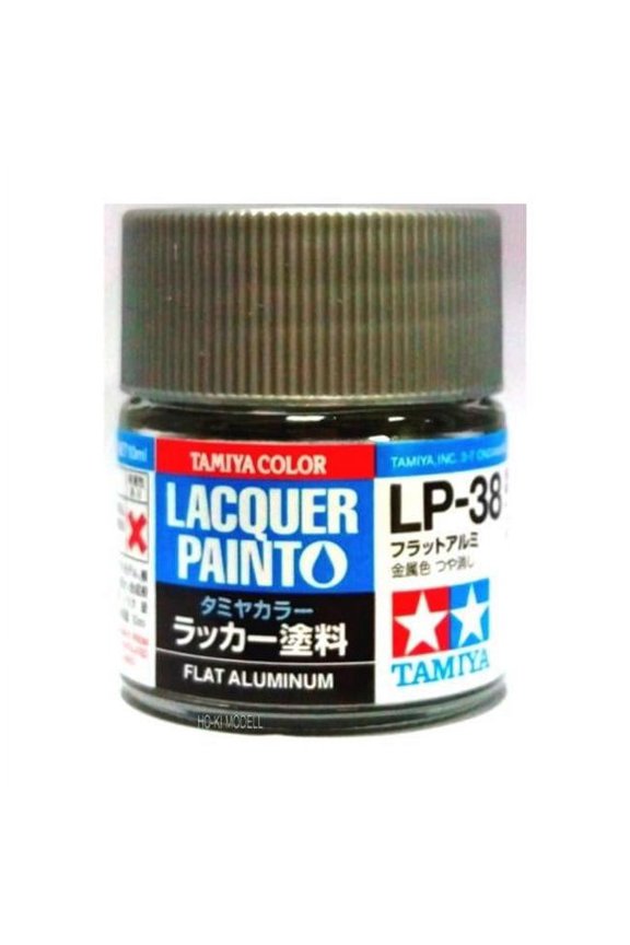 10 ml Lacquer Paint LP-38 Flat Aluminum Bottle