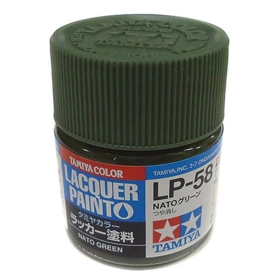 Tamiya 10 ml Lacquer Paint LP-58 NATO Bottle - Green