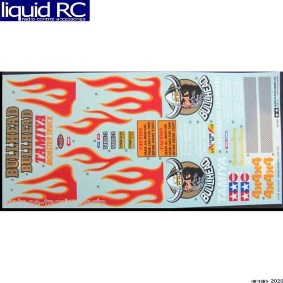 Tamiya 1425172 RC Sticker: Clodbuster Bullhead - X10471