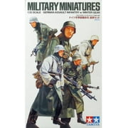 Tamiya 35256 WWII German Assault Infantry Winter 1/35 Scale Model Figures
