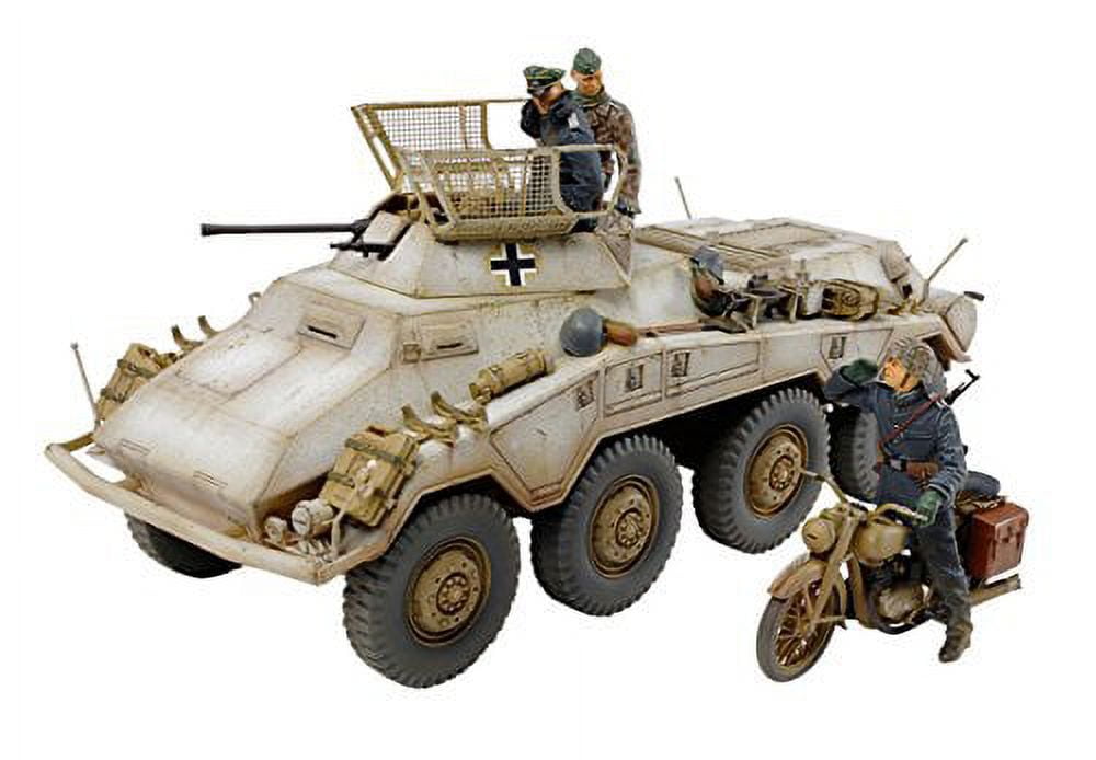Tamiya 37019 WWII German Heavy Armored Car 1/35 Scale Plastic Model Kit