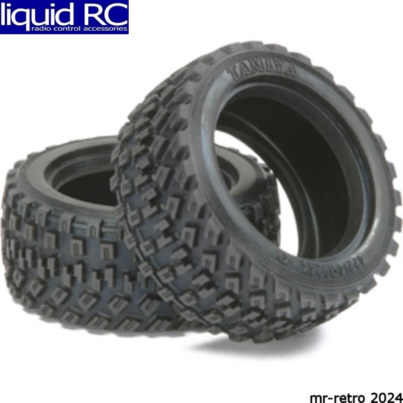 Tamiya 51427 RC M Chassis Rally Block Tires - 2 pieces