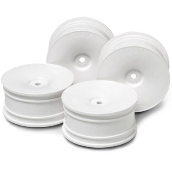 Tamiya 53914 RC White Dish Wheel 4pcs - 26mm Width Offset 0