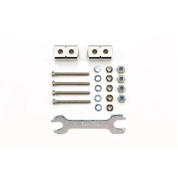 Tamiya TAM95488 8 x 8 x 14 mm JR Short Mass Damper Block, Silver
