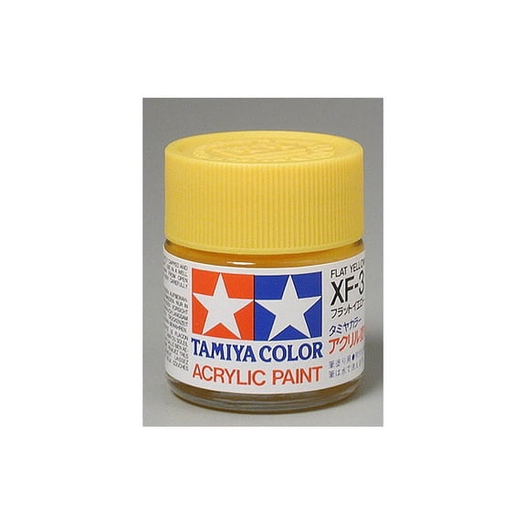 Tamiya 81303 Acrylic XF3 Flat Yellow 3/4 oz TAM81303