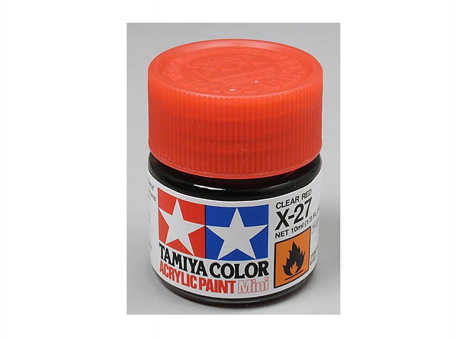 Tamiya Paint TAM81527 Tamiya X27 Acrylic Mini, Clear Red, 1 - Gerbes Super  Markets