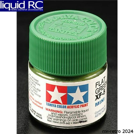 Tamiya 81705 XF-5 Flat Green Acrylic Paint 10ml