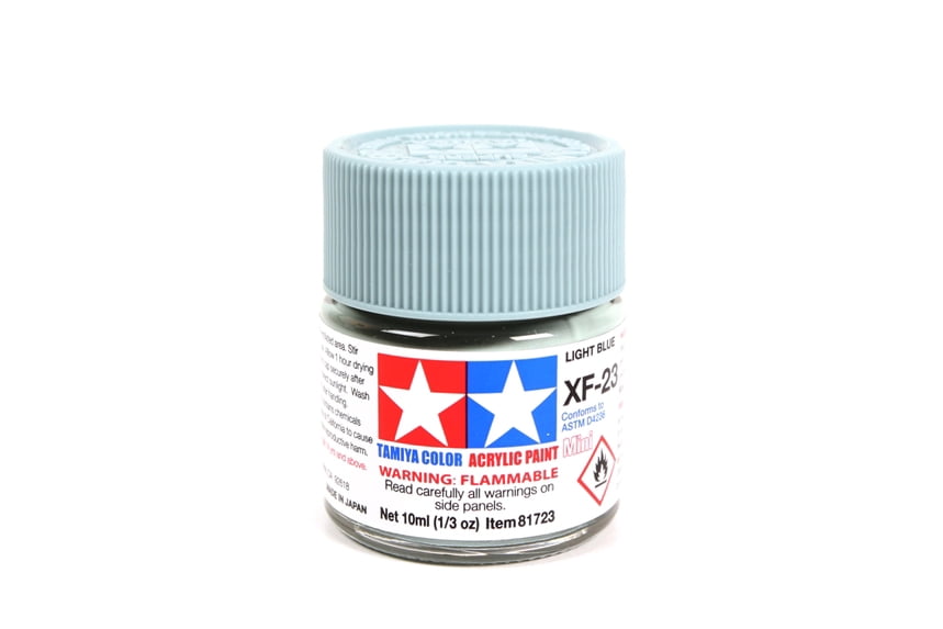 Tamiya 81723 XF-23 Flat Light Blue Acrylic Paint 10ml - Walmart.com