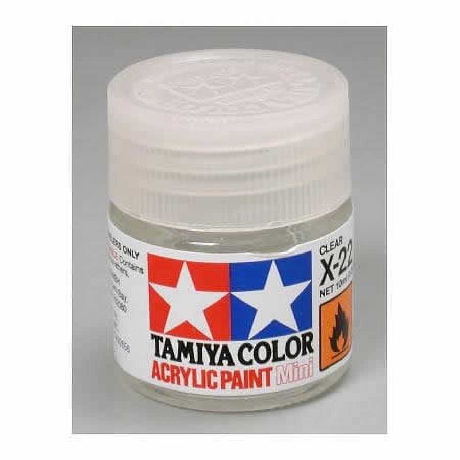 Tamiya Acrylic Mini X22 Clear TAM81522 Plastics Paint Acrylic