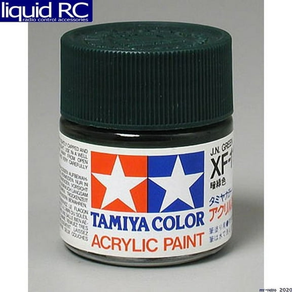 Tamiya Acrylic XF13 Flat Jade Green TAM81313 Plastics Paint Acrylic
