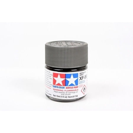 Tamiya Tamiya 81756 Acrylic Mini Xf56 Metallic Gray 1/3 Oz Paint