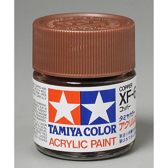 Tamiya Acrylic XF6 Flat Copper TAM81306 Plastics Paint Acrylic ...