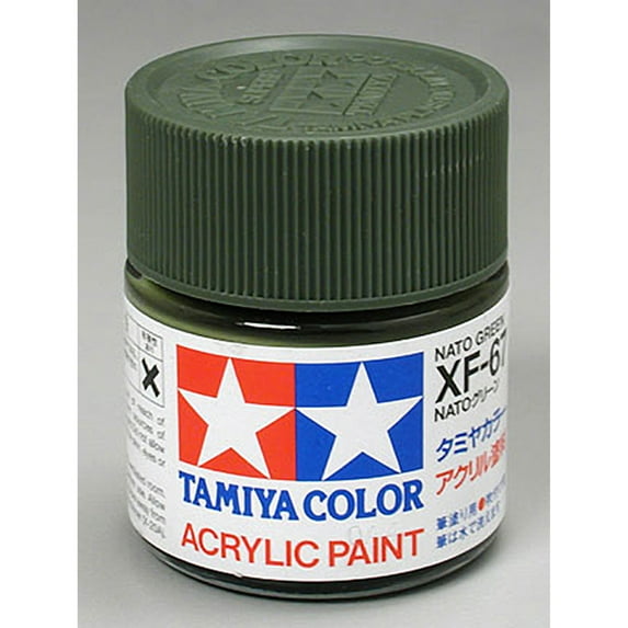 Tamiya Acrylic XF67 NATO Green TAM81367 Plastics Paint Acrylic