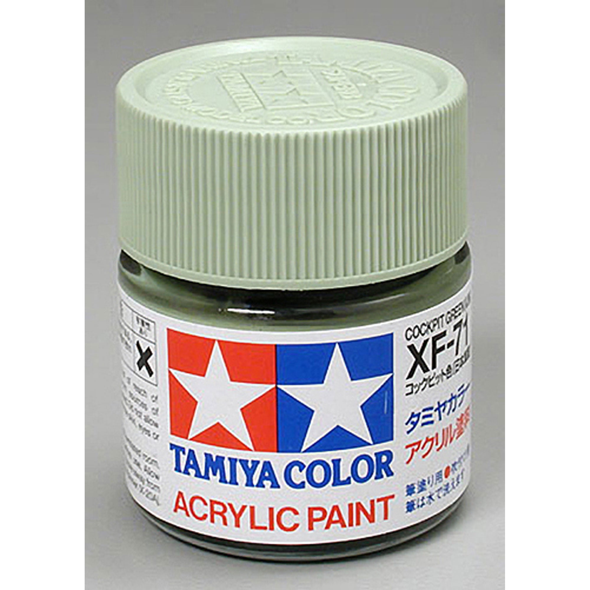 Tamiya Acrylic XF71 Cockpit Green TAM81371 Plastics Paint Acrylic