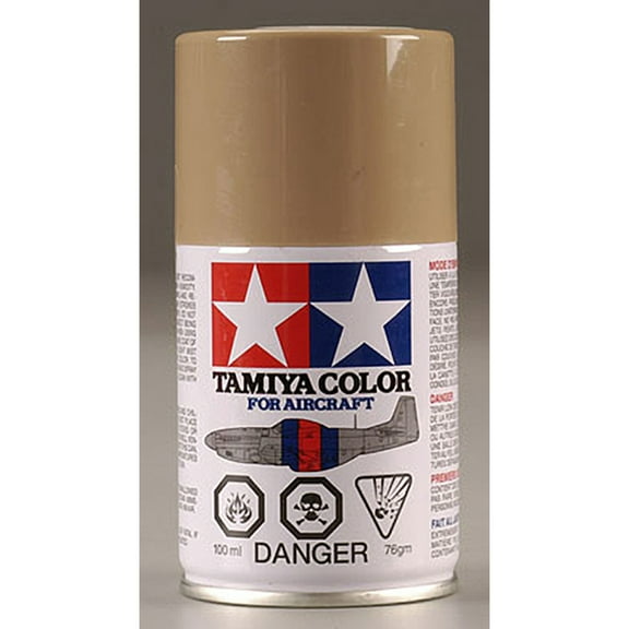 Tamiya Aircraft Spray AS-15 Tan Acrylic TAM86515 Lacquer Primers & Paints