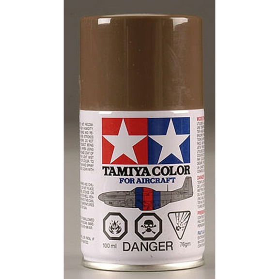 Tamiya Aircraft Spray AS-22 Dark Earth Acrylic TAM86522 Lacquer Primers & Paints