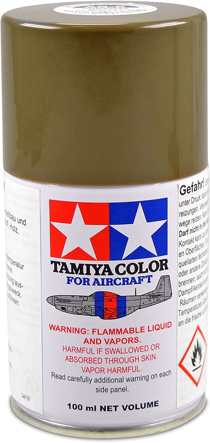 Tamiya Aircraft Spray Paint AS6 Olive Drab USAF 100ml TAM Lacquer Primers & Paints