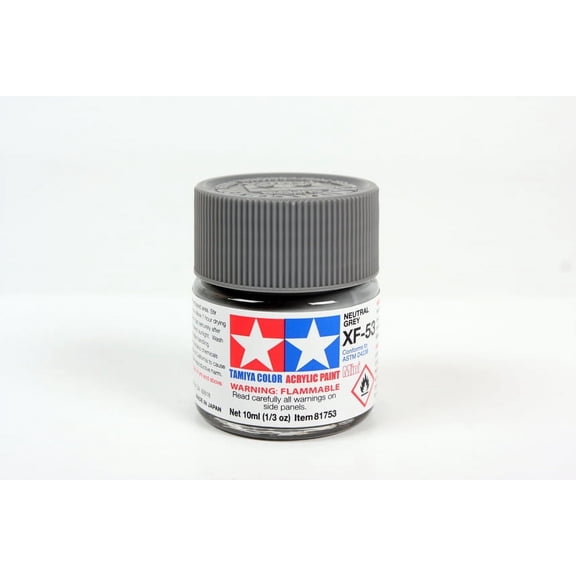 Tamiya Color Acrylic Paint Mini XF-53 Neutral Grey (81753)