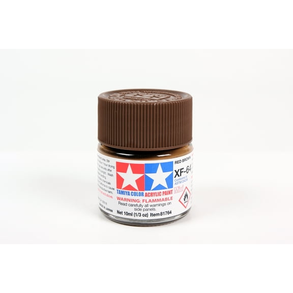 Tamiya Color Acrylic Paint Mini XF-64 Red Brown (81764)