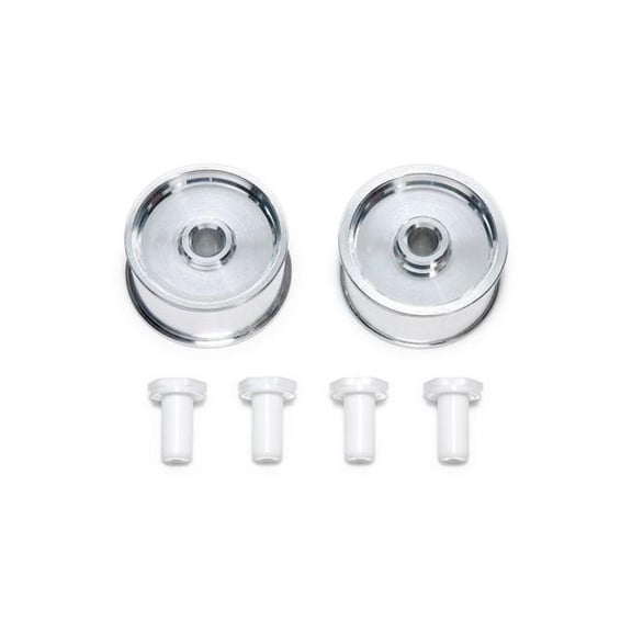 Tamiya TAM95660 JR HG Heavy Aluminum Wheels II LP Tires - Reversible - 2 Piece