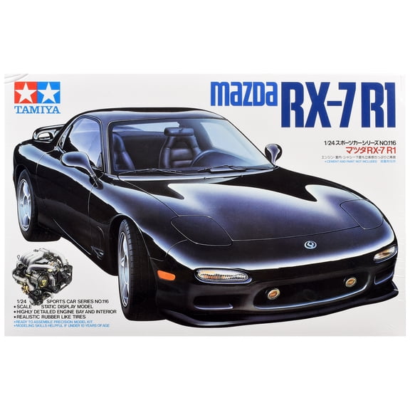 Model Kit Mazda RX-7 R1 1/24 Scale Model by Tamiya