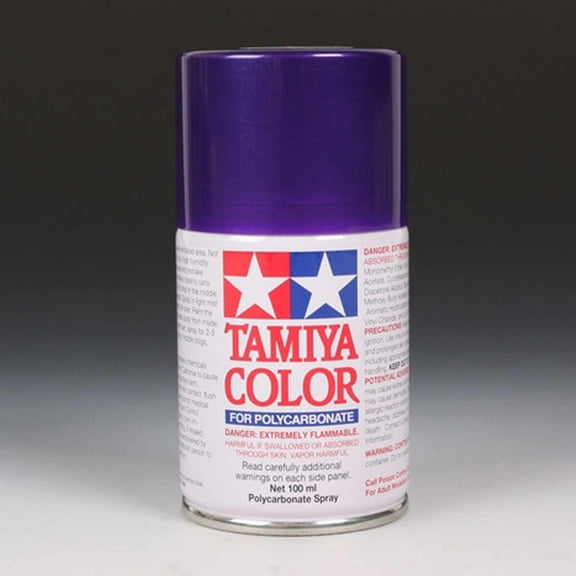 Tamiya PS-18 Purple Lacquer Primer Auto Body Paint, 0.3 lb