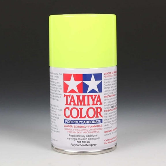 Tamiya PS-27 Fluorescent Yellow Spray 100 ml TAM86027 Lacquer Primers & Paints