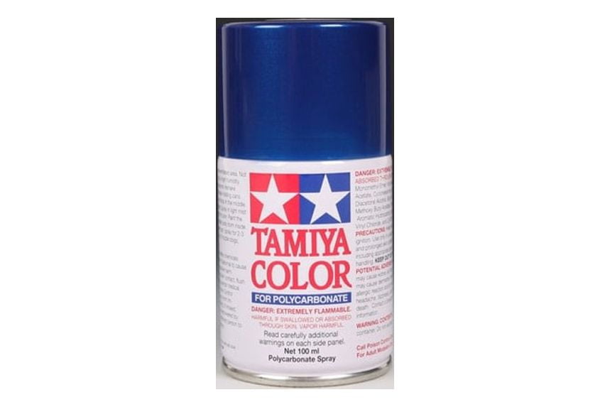 Tamiya PS59 Dark Metallic Blue 100ml Spray Can TAM86059 Lacquer Primers & Paints