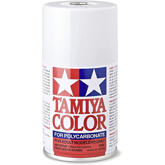 Tamiya Polycarbonate PS-1 White TAM86001 Lacquer Primers & Paints