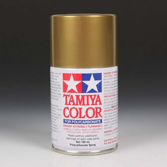 Tamiya Polycarbonate PS-13 Gold TAM86013 Lacquer Primers & Paints