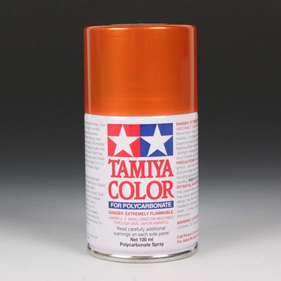 Tamiya Polycarbonate PS-61 Metallic Org TAM86061 Lacquer Primers & Paints