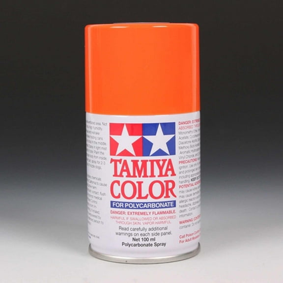 Tamiya Polycarbonate PS-7 Orange TAM86007 Lacquer Primers & Paints