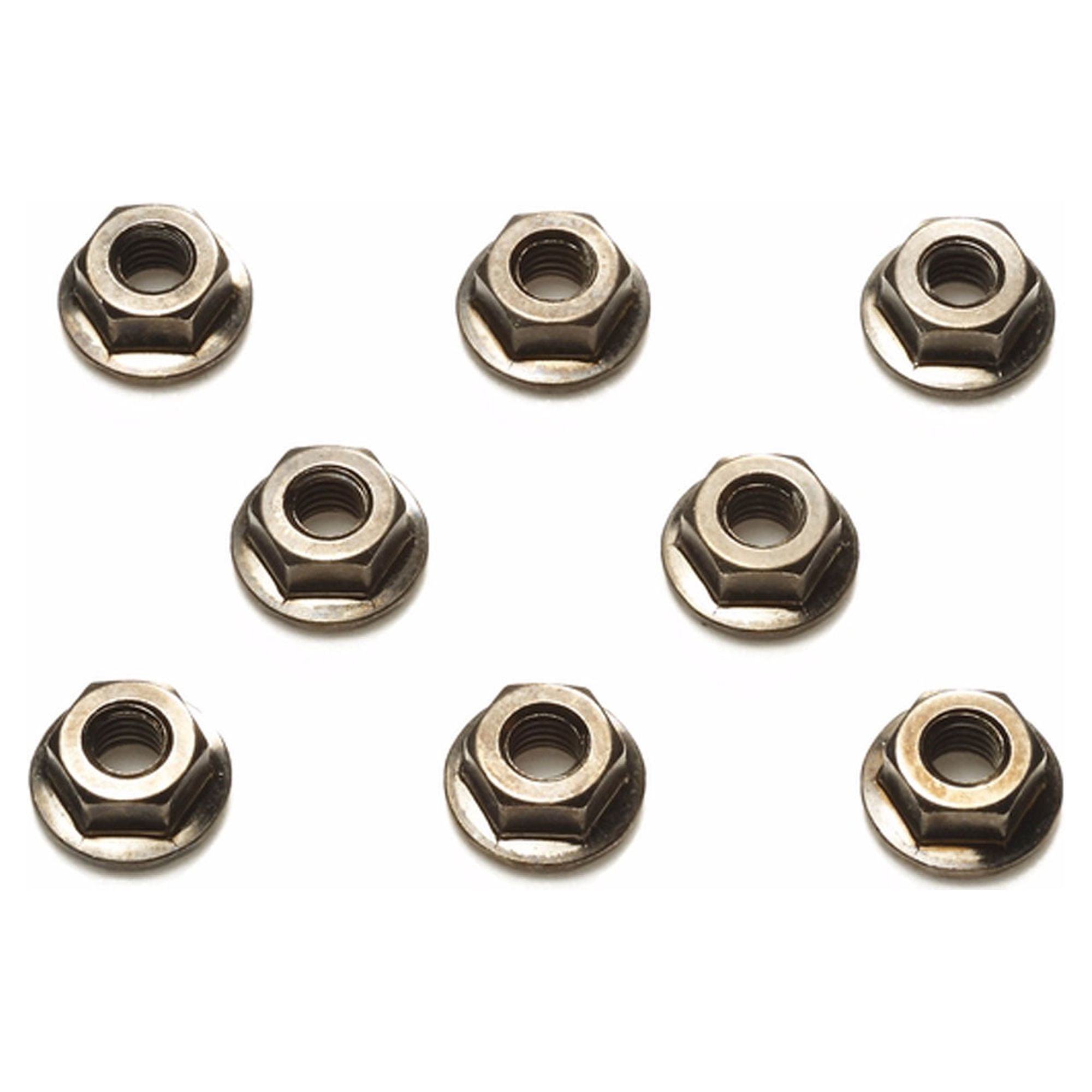 Tamiya Serrated Wheel Nut 4mm Black 8 TAM42282 RC Tire