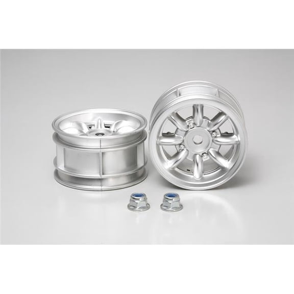 Tamiya TAM50676 RC Mini Cooper Plated Chrome Wheels