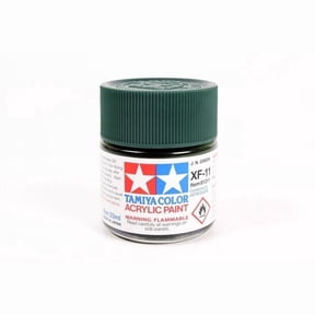 Tamiya Acrylic XF11 Flat Jungle Green TAM81311 Plastics Paint Acrylic